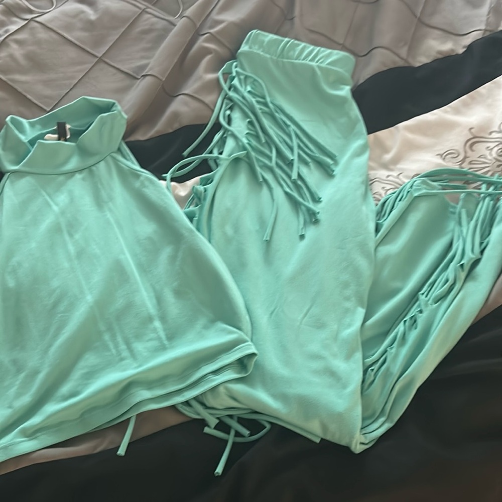 Sugar popped pants set